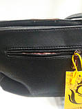 Модна жіноча сумка маленька сумочка /Сумка клатч жіночий через плече/чорна, фото 2