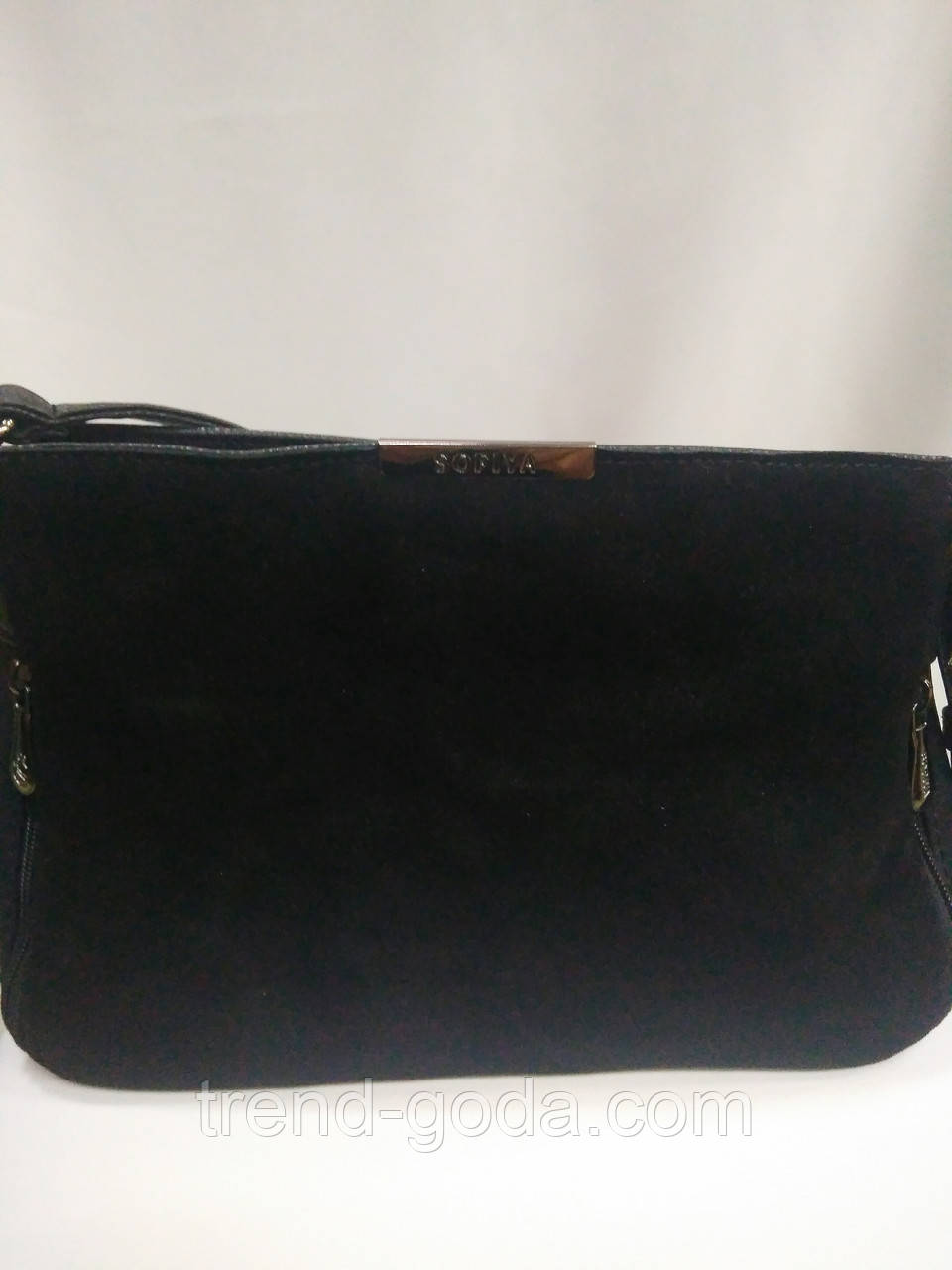 Модна жіноча сумка маленька сумочка /Сумка клатч жіночий через плече/чорна