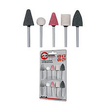 Набір шліфувальних каменів 10шт INTERTOOL BT-0020