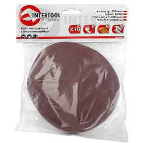 Круг наждачний самоклейний INTERTOOL BT-0560, фото 3