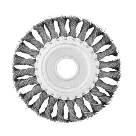 Щітка кільцева 150x22,2 мм (пучки крученого дроту) INTERTOOL BT-7150, фото 1