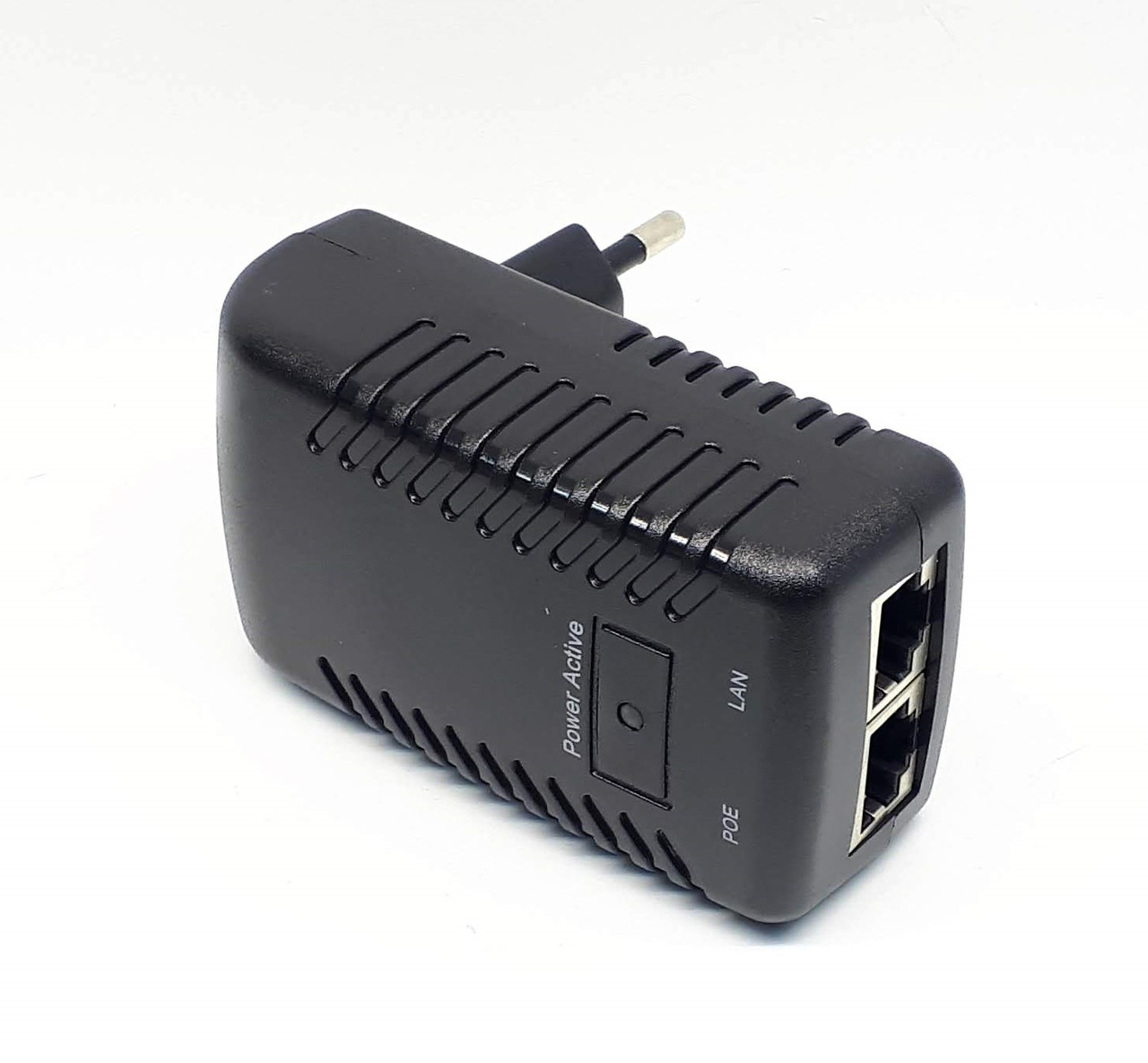 POE инжектор 24V 0.5A (12Вт) с портами Ethernet 10/100/1000Мбит/с ...