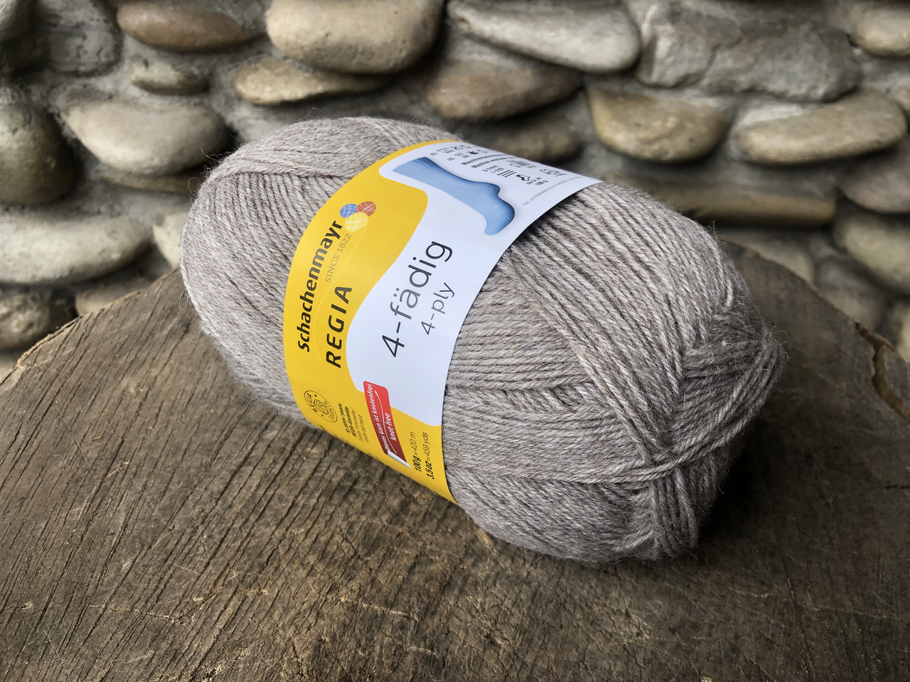 Однотонна носкова пряжа Regia 4-fadig 100 g, фото 1