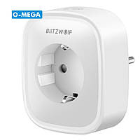 Умная wi-fi розетка BlitzWolf BW-SHP2 умный дом 16A c мониторингом энергопотребления вольтметр, таймер
