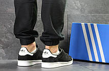 Кросівки чоловічі Adidas Stan Smith ,замшеві,чорні з білим 44р, фото 2