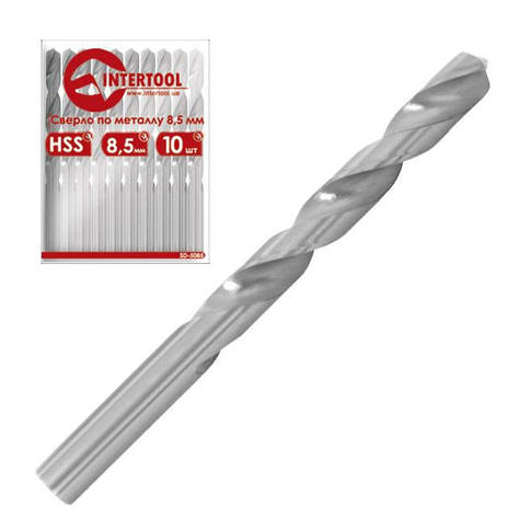 Свердло для металу HSS INTERTOOL SD-5110, фото 1