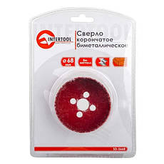 Коронка для металу біметалева 68 мм INTERTOOL SD-5668, фото 5