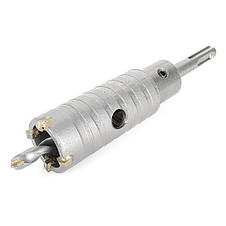 Комплект: свердло корончасте для бетону 32 мм+Перехідник SDS Plus 100 мм INTERTOOL SD-7032, фото 4