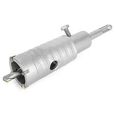 Комплект: свердло корончасте для бетону 36 мм+Перехідник SDS Plus 100 мм INTERTOOL SD-7036, фото 4