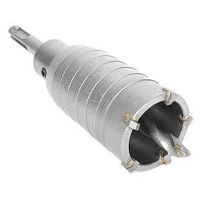 Комплект: свердло корончасте для бетону 40 мм+Перехідник SDS Plus 100 мм INTERTOOL SD-7040, фото 1