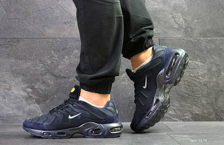 Кросівки Nike air max Tn,текстиль,темно сині, фото 2