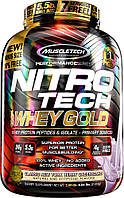 Сывороточный изолят протеин MuscleTech Nitro-Tech Whey Gold 2500 г