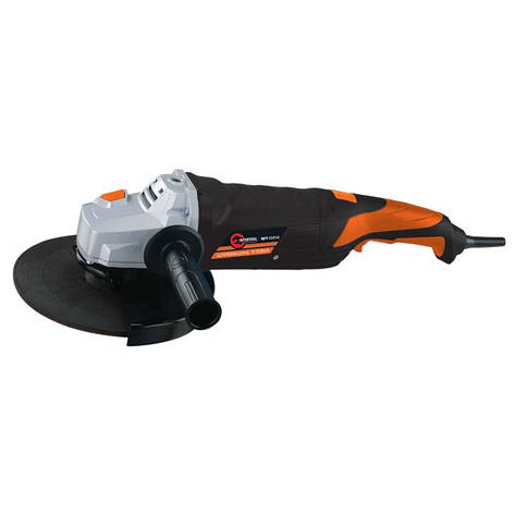 Шліфмашина кутова, 2200Вт, діаметр кола 230мм, 6000об/хв INTERTOOL WT-0212, фото 1