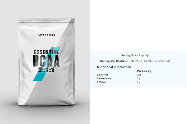 Бцаа MyProtein BCAA 500 г (100 порций) со вкусом, фото 3