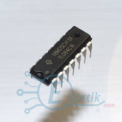 TL084CN 4-х канальний операційний підсилювач DIP14