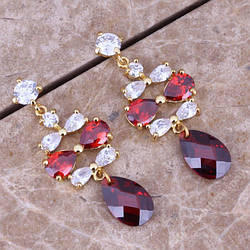 Сережки позолота