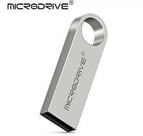 Металевий FLASH-накопичувач MicroDrive USB Flash Drive, 16GB, USB 2.0, метал, (флешка на 16 GB)