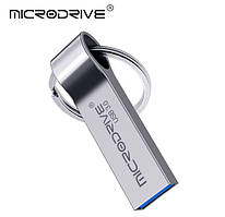 Металевий FLASH-накопичувач MicroDrive USB Flash Drive, 32GB, USB 3.0, метал, (флешка на 32 GB USB 3.0)