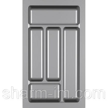 Лоток для столових приборів Standart 350 мм Сірий 280x480x42 мм, фото 1