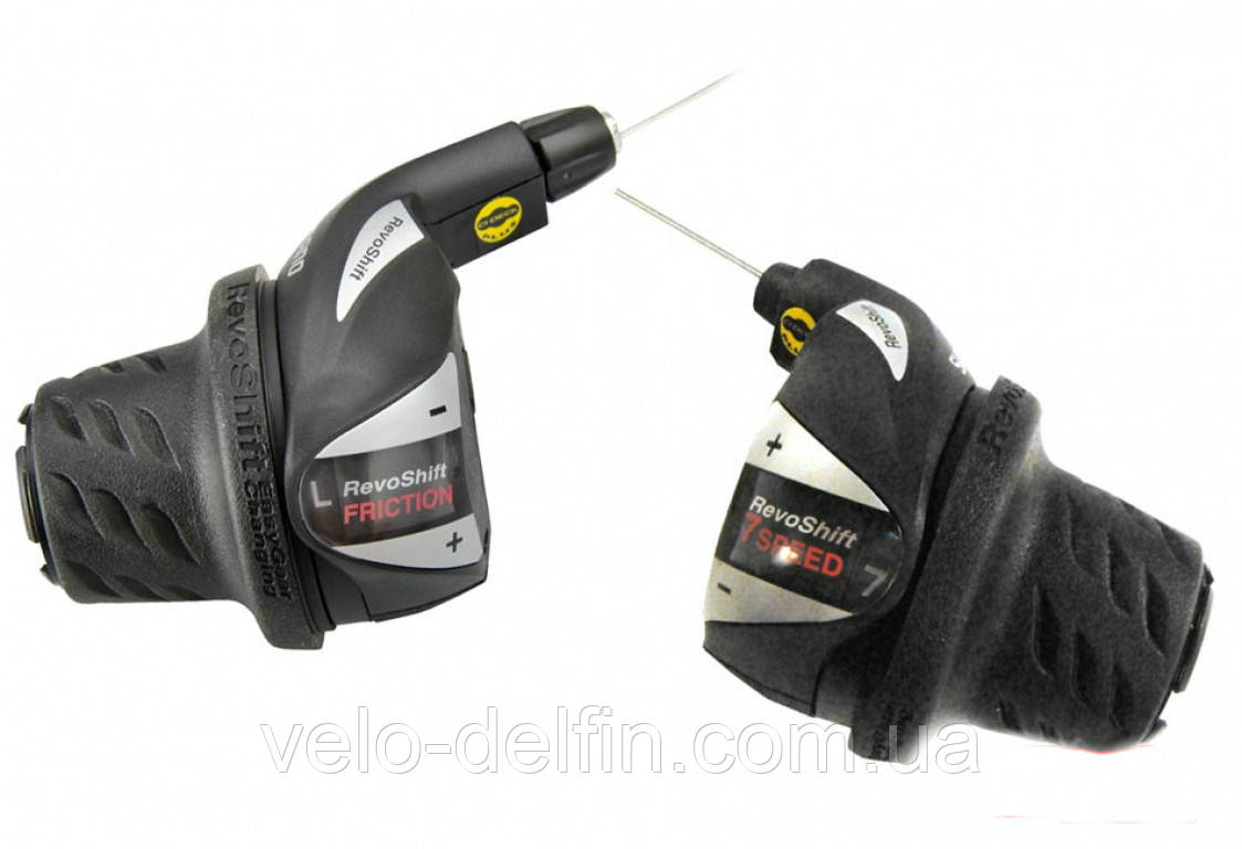 Манетки SL-RS36 3/7 П+Р РЕВО-ШИФТ з індикаторами, 21 швидше, 3 плавальні\7, фото 1