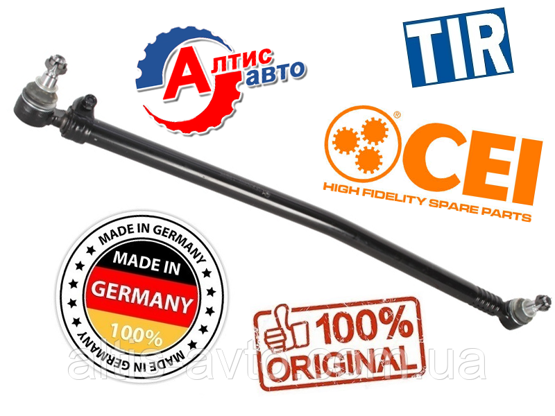Поздовжня кермова тяга Ман 8.163 L 2000 LE 8.180, 8.150 Tgl Tgm L = 850/826 Man