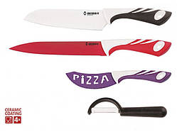 Набір ножів Besser SS Presto з кольоровим керамічним покриттям 4 предмети.