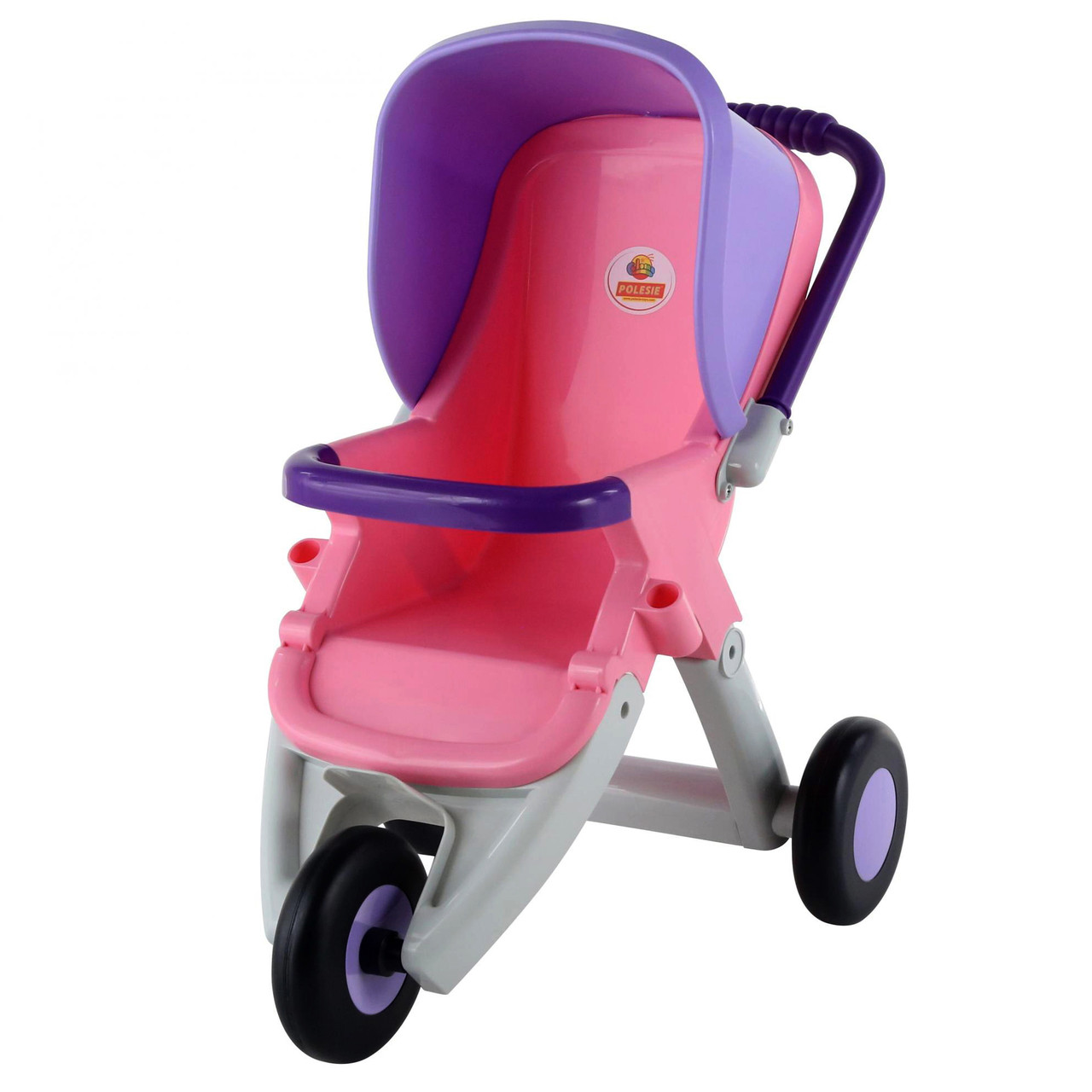 Коляска прогулочная для кукол 3-х колёсная розово-фиолетовая, «Coloma Y Pastor» (48127) - фото 1 - id-p882847002