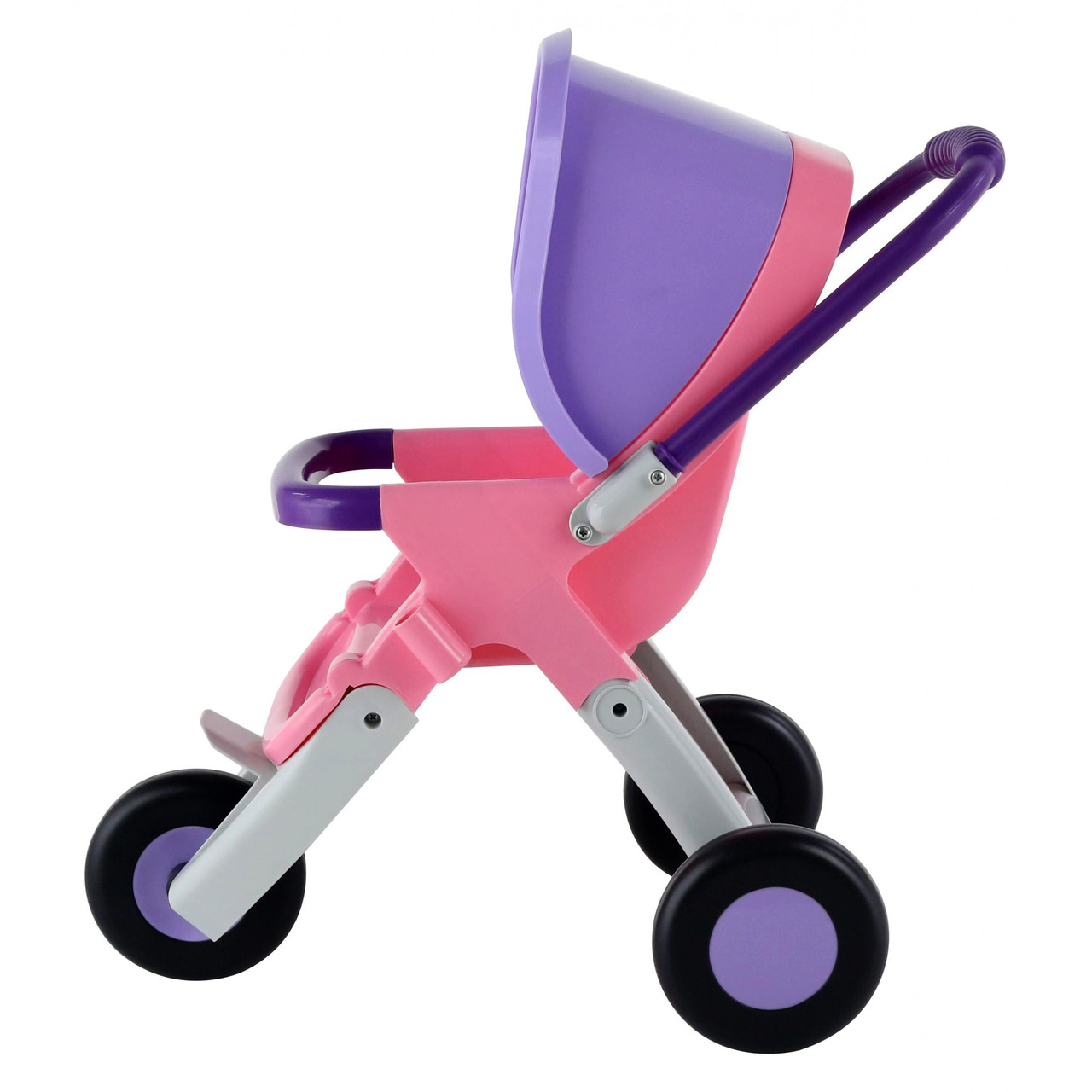 Коляска прогулочная для кукол 3-х колёсная розово-фиолетовая, «Coloma Y Pastor» (48127) - фото 3 - id-p882847002