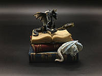 Коллекционная статуэтка, шкатулка Veronese Дракон на книгах WU77103AA