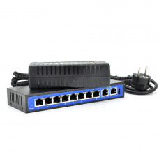 Smart POE Switch SF0820F4L 48 V з 8 портами POE 100 Мбіт + 2 порт Ethernet (UP-Link) 100 Мбіт