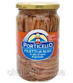 Филе анчоусов в масле Porticello Filetti di alici 720 г (Италия) - фото 1 - id-p533450618