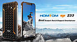 Мобільний захищений смартфон Homtom z33 orang 3+32 gb, фото 6