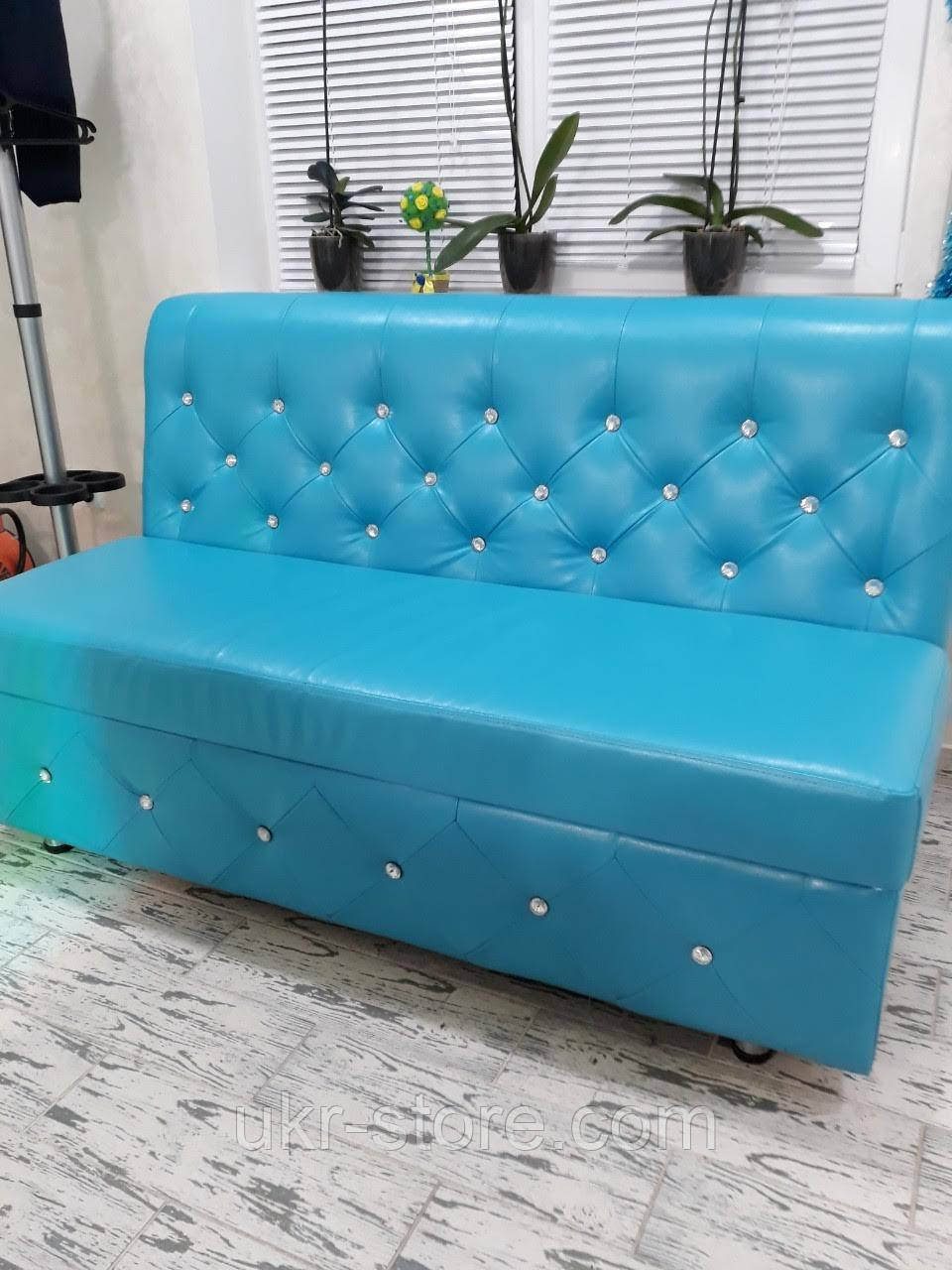 Мягкий диван бирюзового цвета - фото 1 - id-p882954250