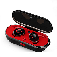 Оригинальные Беспроводные Bluetooth наушники с зарядным футляром Air-Tws Mini Красный