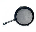 Сковорода для смаження 25х4.6см чавунна Fissman, фото 2