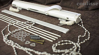 Карниз для європейських штор Coulisse 100 см (ланцюжок 125 см)