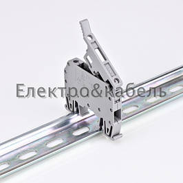 Клемник прохідний для запобіжників 5х20 на din-рейку