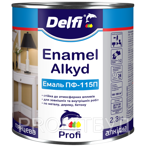 Емаль ПФ-115П Delfi