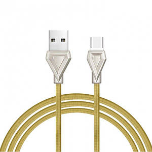 USB-кабель Type-C на Hoco U25 Golden Armor (1m) (2 кольори)