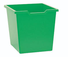 Пластиковий лоток для меблів Gratnells N3 312х377х300 з напрямними Контейнер для шкільних меблів Зелений