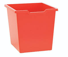 Пластиковий лоток для меблів Gratnells N3 312х377х300 з напрямними Контейнер для шкільної меблів Червоний