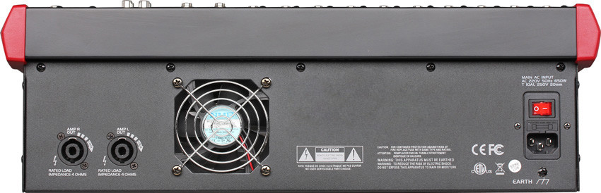 Микшерный Пульт MixMaster ST-122P USB/SD+ДУ 2х500Вт 10 Моно 2.