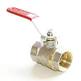 Кран кульовий для води різьбовий вн-вн важіль Ду32 Ру25, фото 2