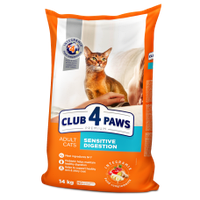Club 4 paws преміум "чутливе травлення". повнораціонний сухий корм 14кг