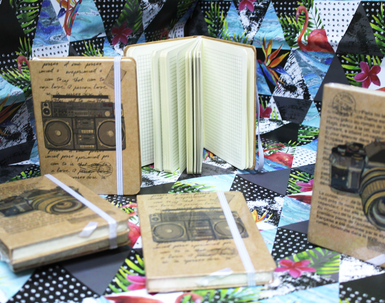 Блокнот на гумці "Кіт" А6 №203-2 "Ретро", фото 1