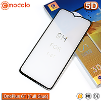 Захисне Full Glue скло Mocolo OnePlus 6T (Black) - 5D Повна поклейка