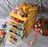 Пластиковий комод для рукоділля