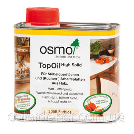 Олія для меблів і стільниць Osmo Top Oil 3058 матова 5 мл