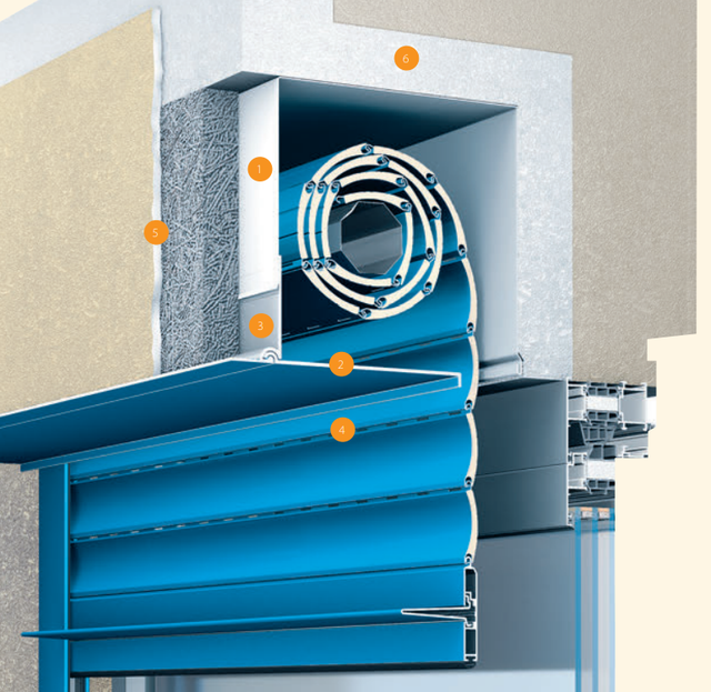 Уникальный конструктив системы встроенного короба роллет Уникальный конструктив системы встроенного короба роллет