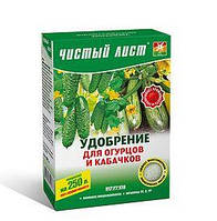 Добриво для огірків і кабачків Чисте листя 300г